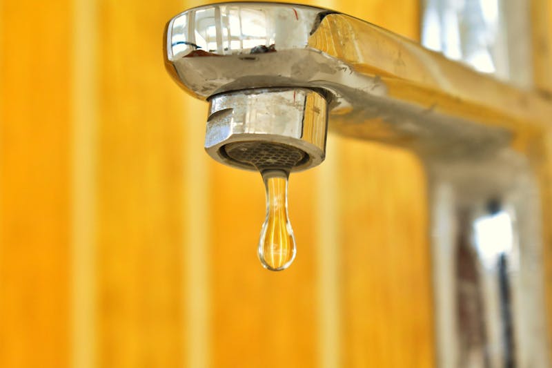 蛇口からの水漏れ
